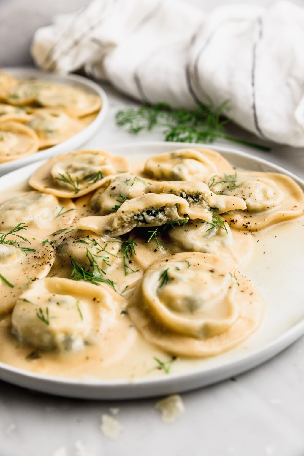 Ravioles de Ricotta y Espinaca